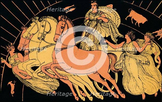 'The Horses of the Morning', 1880. Artist: Flaxman.