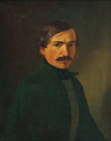 Self-portrait, 1855. Creator: Frantisek Klimkovic.