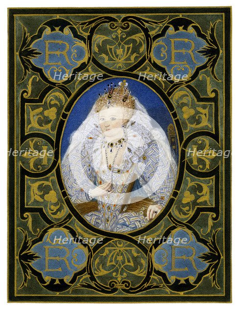 Queen Elizabeth I, 16th century, (1896).Artist: Nicholas Hilliard
