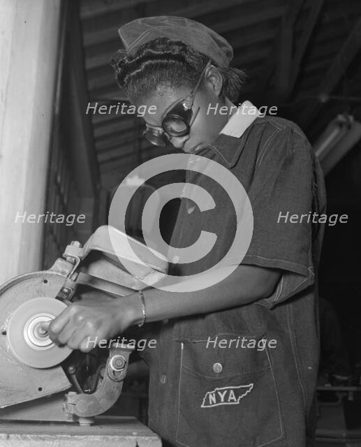 Bethune-Cookman College, Daytona Beach, Florida, 1943. Creator: Gordon Parks.