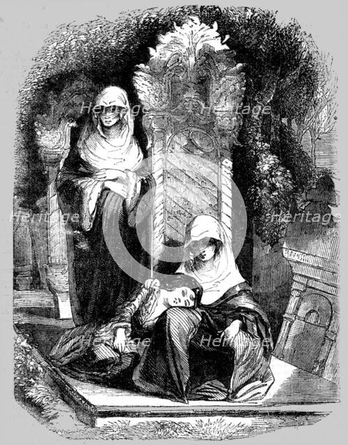 'Turkish Women at a Tomb', 1854. Creator: Unknown.