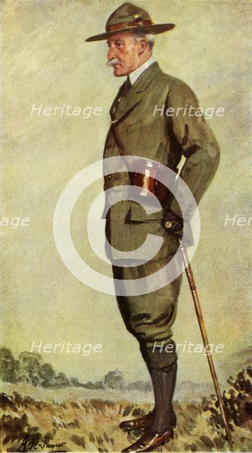 Lord Baden-Powell, 1911, (1944).  Creator: Ape Junior.