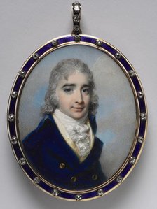 Portrait of a Man, c. 1800. Creator: George Engleheart (British, 1752-1829).