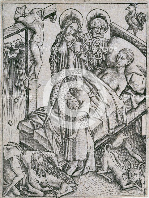 Consolation through confidence, c1460s.  Artist: Master ES.