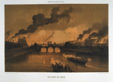 'Les Quais de Paris', 24 May 1871. Artist: Anon