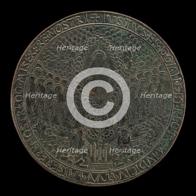 Christ in Glory, and the Resurrection [reverse], probably 1466/1467. Creator: Unknown.