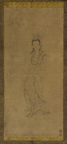 Standing Guanyin, 17th century. Creator: Zhang Hong.