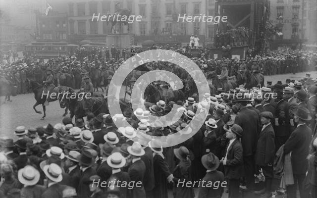 Recruiting Parade, 1917. Creator: Bain News Service.