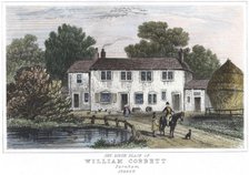 The house at Farnham, Kent, in which William Cobbett was born, 1763 (1834). Artist: Unknown