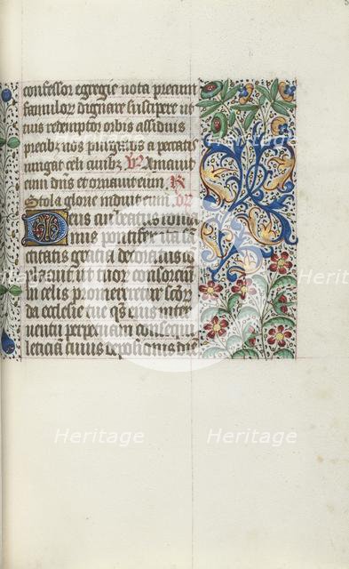 Book of Hours (Use of Rouen): fol. 53r, c. 1470. Creator: Master of the Geneva Latini (French, active Rouen, 1460-80).