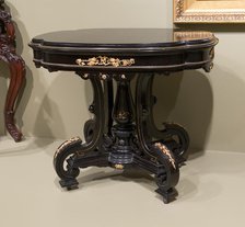 Center Table, 1869. Creators: Edward W. Hutchings, Pierre E. Guerin.