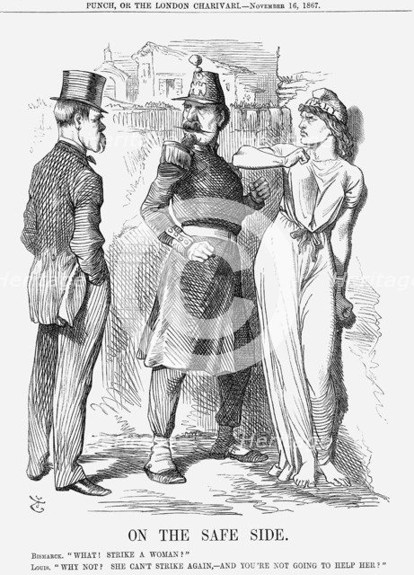 'On The Safe Side', 1867. Artist: John Tenniel
