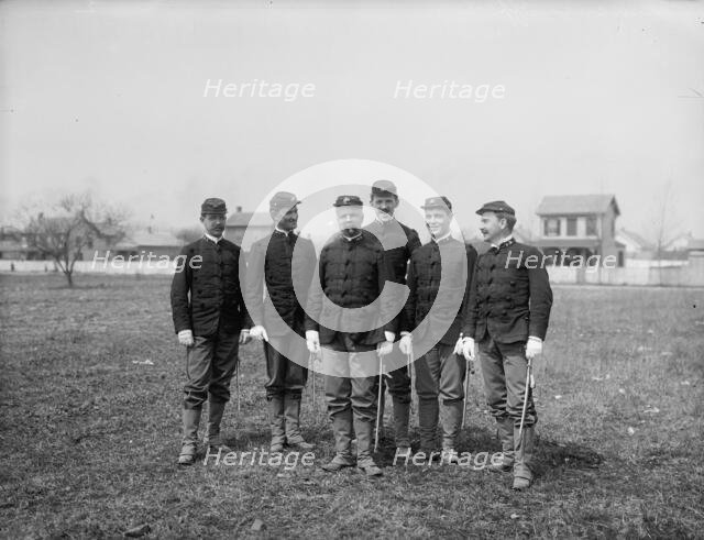 Group of Marine officers, between 1890 and 1901. Creator: Unknown.