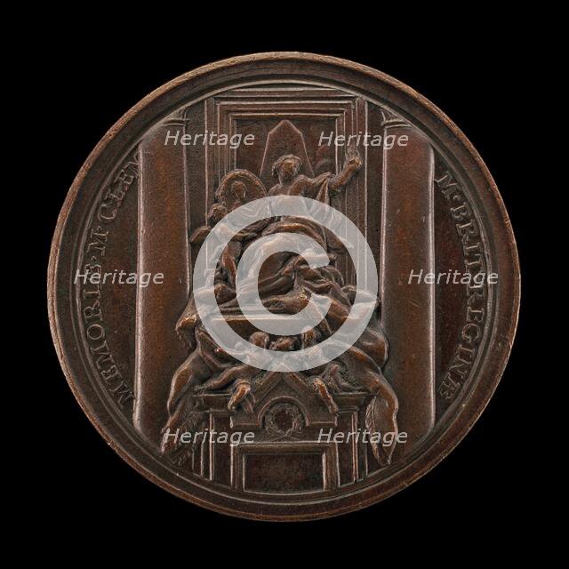 Tomb of Princess Maria Clementina Sobieska in St. Peter's [reverse], 1743. Creator: Ottone Hamerani.