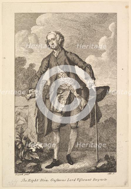 The Right Hon. Gustavus Lord Viscount Boyne &c., 1794 (?). Creator: Unknown.