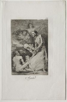 Caprichos: Blow!. Creator: Francisco de Goya (Spanish, 1746-1828).