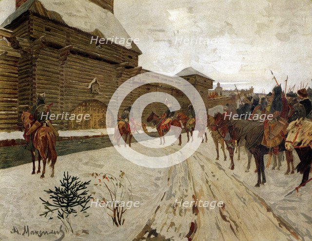 Mongols under the walls of Vladimir, 1910.