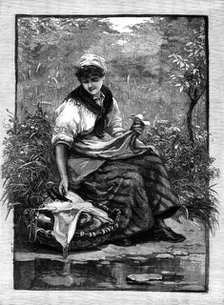 Dinner Time: Waiting for the Reapers, 1881. Creator: William James Palmer.