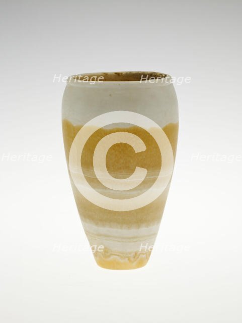 Vessel, Egypt, Archaic Period-Old Kingdom, Dynasty 1-3 (about 3050-2630 BCE). Creator: Unknown.