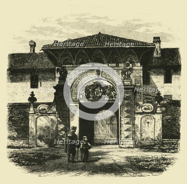 'Gateway of the Certosa, Pavia', 1890.   Creator: Unknown.