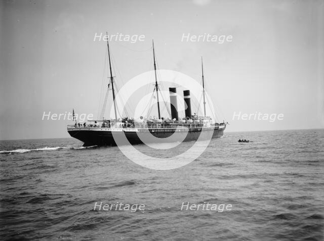 Str. Philadelphia dropping her pilot, c1903. Creator: Unknown.