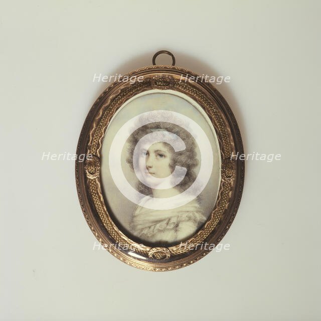 Portrait of a young woman, c1800. Creator: George Engleheart.