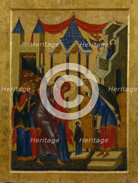 The Presentation in the Temple. Artist: Russian icon  