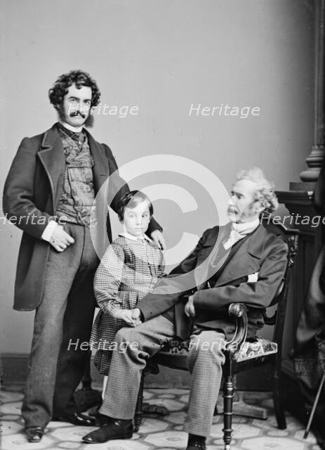 Wallack Group, between 1855 and 1865. Creator: Unknown.