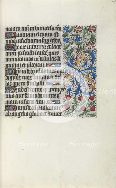Book of Hours (Use of Rouen): fol. 31r, c. 1470. Creator: Master of the Geneva Latini (French, active Rouen, 1460-80).