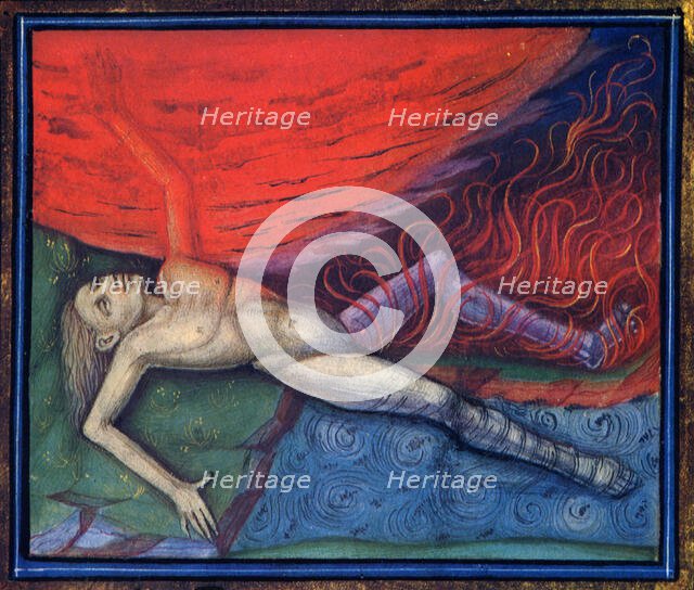 The four elements and the four humors. From Livre des propriétés des choses by Barthélemy l'Anglais, Creator: Anonymous.