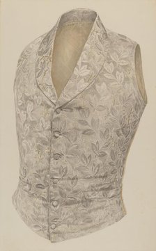 Vest, c. 1940. Creator: Alvin Shiren.