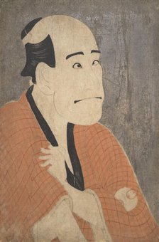 Arashi Ryuzo I as Ishibe Kinkichi in the Play "Hana Ayame Bunroku Soga", 1794., 1794. Creator: Tôshûsai Sharaku.