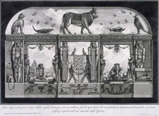 Egyptian mural decoration for the Caffe degli Inglesi, Piazza di Spagna, Rome, 1769. Creator: Giovanni Battista Piranesi.