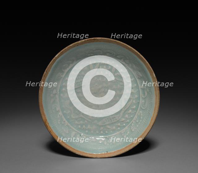 Saucer: Qingbai ware, 13th-14th Century. Creator: Unknown.