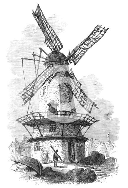 The Tourist in Iceland: old windmill, Reykjavik, 1881. Creator: Unknown.