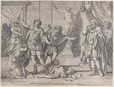The Death of Virginia, 1630-80. Creator: Giacinto Gimignani.