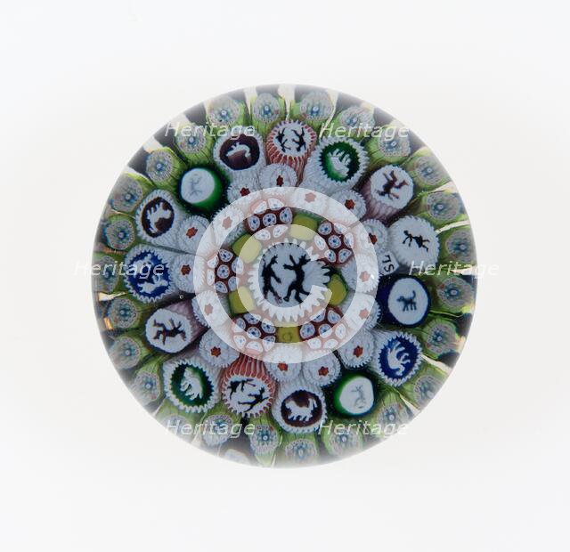 Paperweight, Saint-Louis, 1848. Creator: Saint-Louis Glassworks.