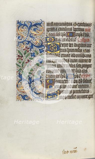 Book of Hours (Use of Rouen): fol. 101v, c. 1470. Creator: Master of the Geneva Latini (French, active Rouen, 1460-80).