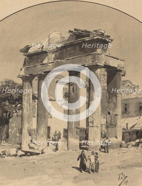 Old Market Gate, 1890. Creator: Themistocles von Eckenbrecher.
