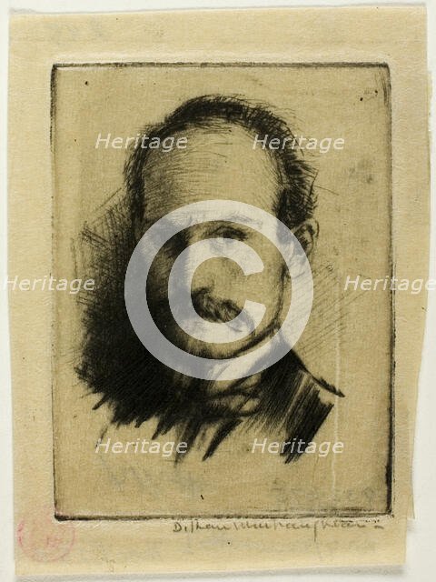 Portrait of the Artist, 1902. Creator: Donald Shaw MacLaughlan.