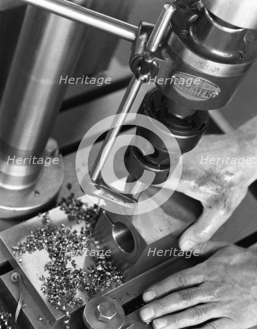 Drill press, Sheffield, South Yorkshire, 1965. Artist: Michael Walters