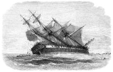 Wreck of the Duncan Dunbar, Australian passenger ship, on the coast of Brazil, 1865. Creator: Smyth.
