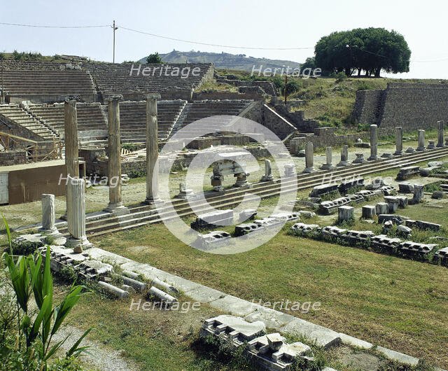 Ruins, Pergamon, Aeolis, Anatolia, Turkey, 1999. Creator: Unknown.