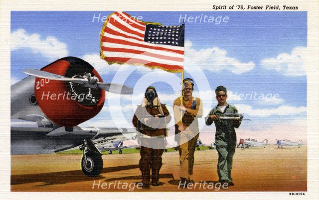 'Spirit of '76, Foster Field, Texas', USA, 1943. Artist: Unknown
