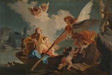 Flight into Egypt, 1750-1810. Creator: Giovanni Battista Tiepolo (follower of).