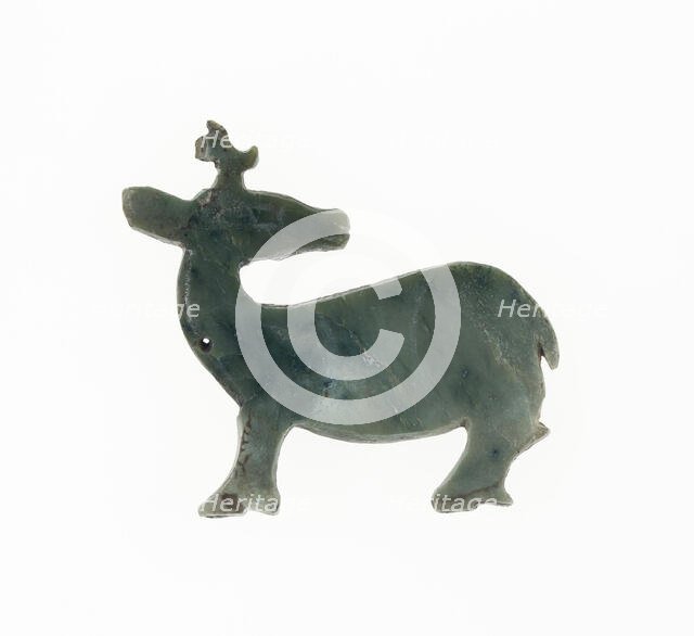 Stag Pendant, Western Zhou period, 11th/10th century B.C. Creator: Unknown.