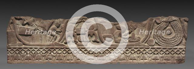 Section of a Coping Rail, c. 150 BC. Creator: Unknown.