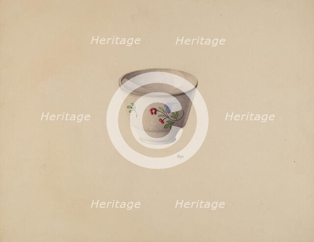 Cup, c. 1938. Creator: Edward White.