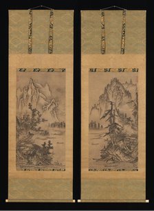 Landscapes of the Four Seasons, late 15th-early 16th century. Creator: Keison.