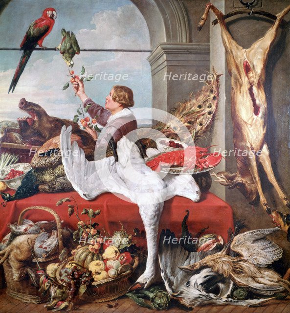 Interior of an Office', c1635. Artist: Frans Snyders